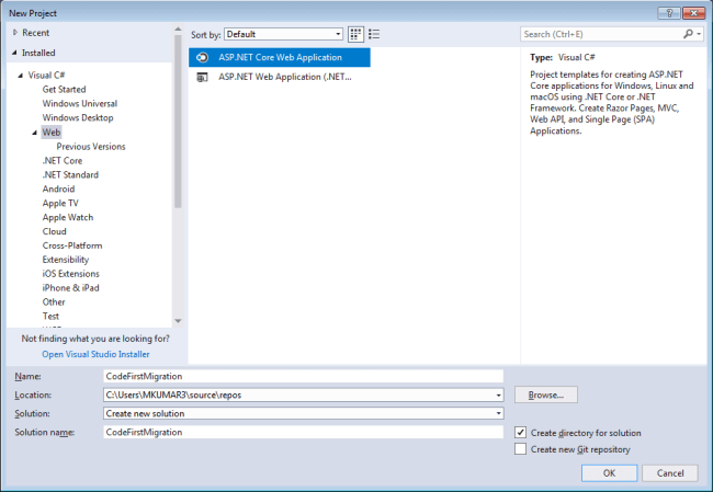 Code First Approach In ASP.NET Core MVC With EF Core Migration